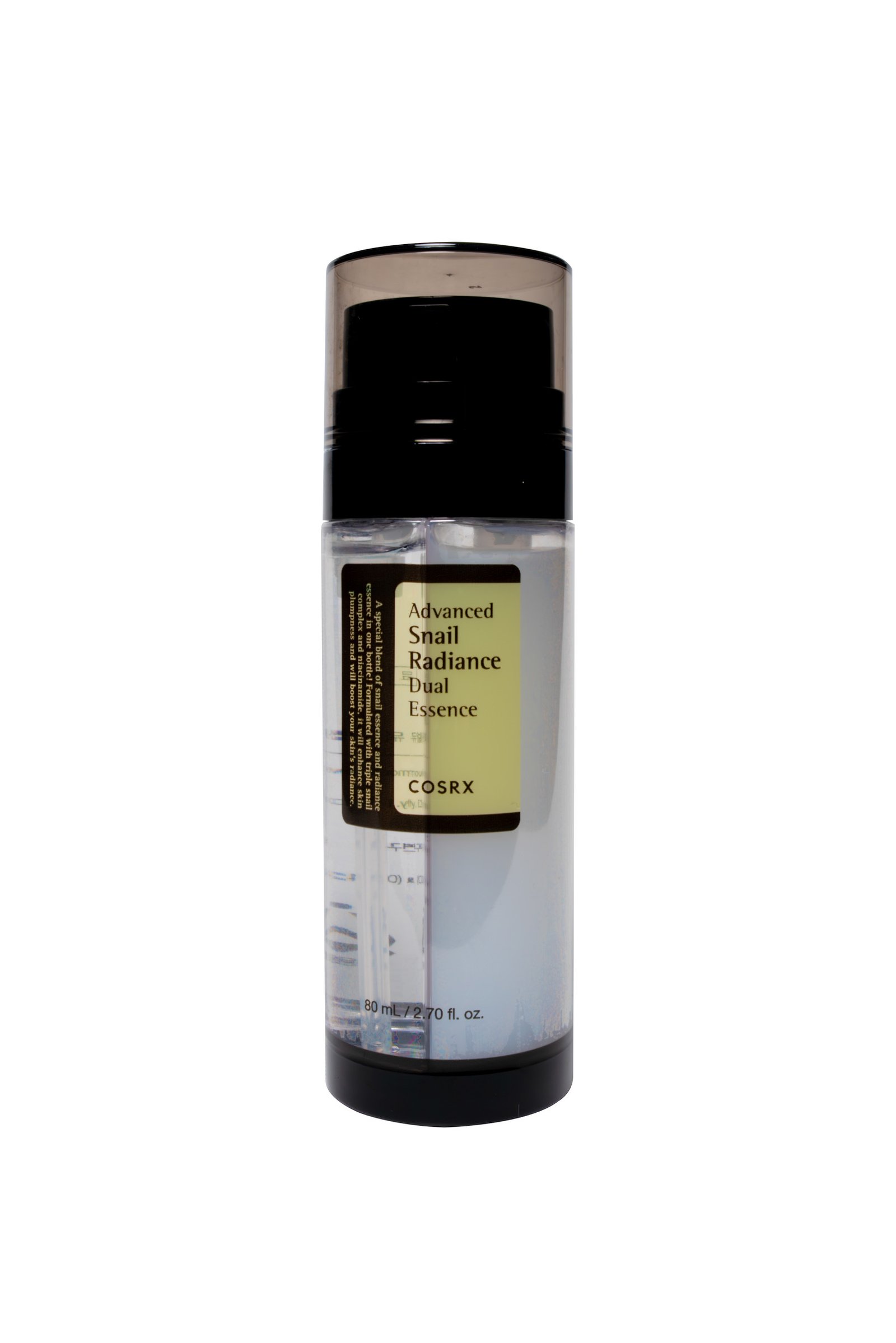 COSRX Advanced Snail Radiance Dual Essence bottle