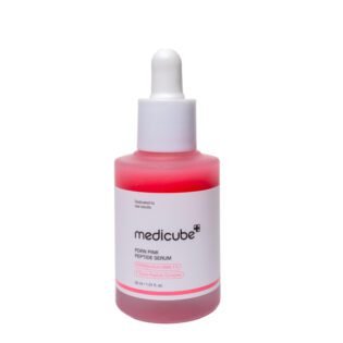 Bottle of Medicube Salmon PDRN Serum with dropper, placed on a clean surface with a minimal background.