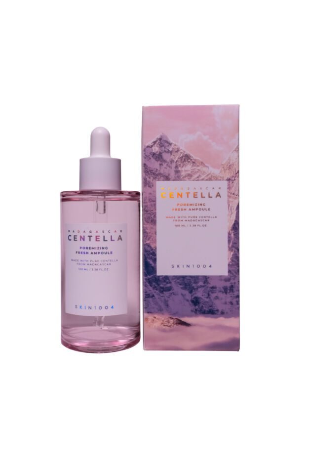 SKIN1004 Centella Poremizing Fresh Ampoule bottle, designed to tighten pores and control oil.